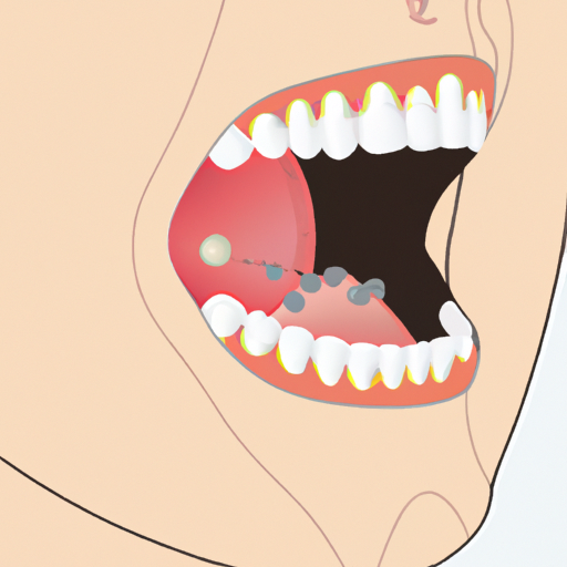 איור המראה את מיקומן של שיני בינה בפה.