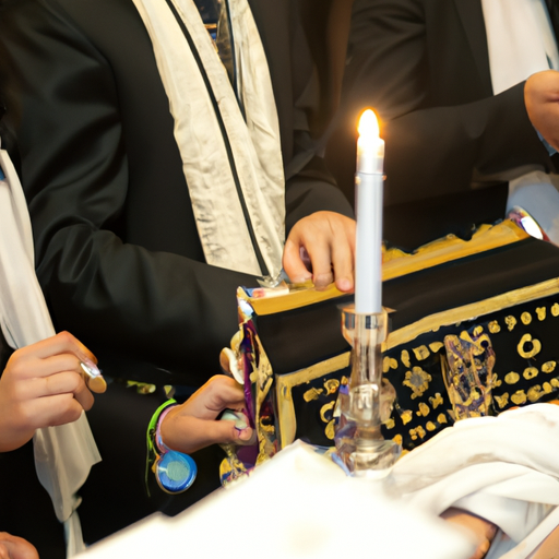טקס בת מצווה בעיצומו, המדגיש את חשיבותה של מסורת יהודית זו
